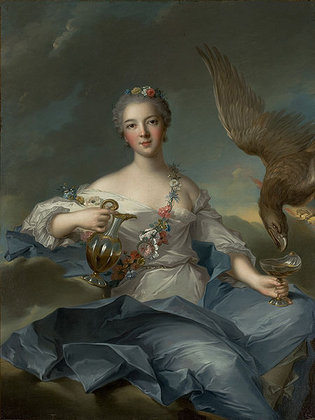 Louise Henriette de Bourbon-Conti, Countess-Duchess of Orleans, as Hebe